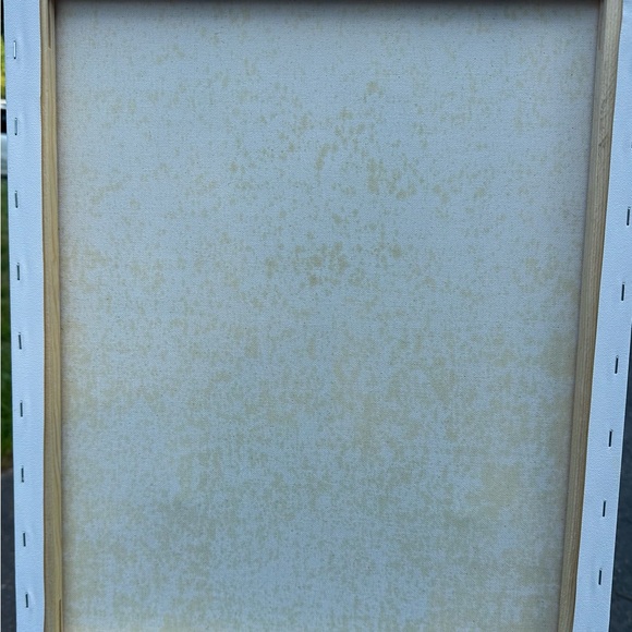 Floral Topiary Canvas Art in Blue and Purple - Picture 4 of 4